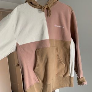 Champion Colour block Hoodie